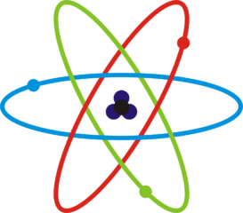 atom schematisch